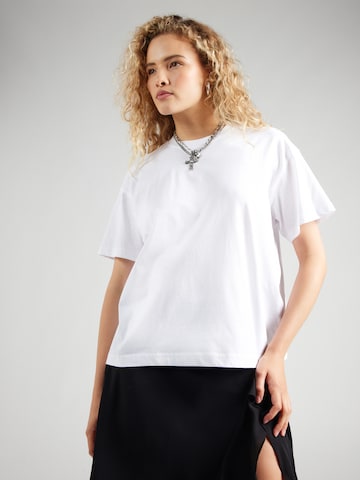 WEEKDAY Μπλουζάκι '2-pack Danya Boxy T-shirt' σε λευκό: μπροστά