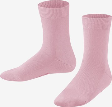 FALKE Socks 'Family' in Pink: front