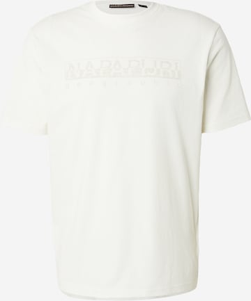 NAPAPIJRI - Camiseta 'S-BOLLO' en blanco: frente