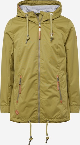 Ragwear Plus Between-season jacket 'ZUZKA' in Green: front