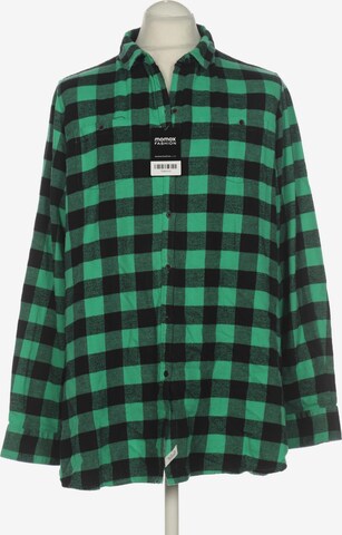 Woolrich Button Up Shirt in XL in Green: front