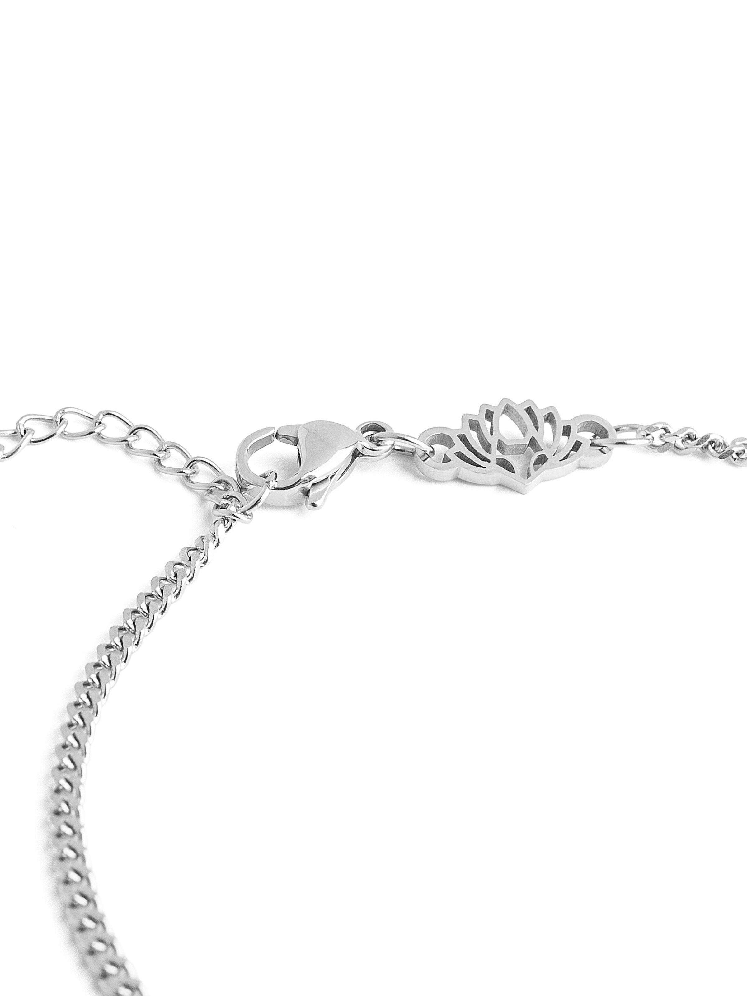 Akitsune Armband 'Cuban'‌‌‌‌‌‌‌‌‌ in Silber