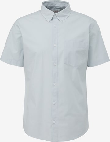 s.Oliver Slim fit Button Up Shirt in Blue: front