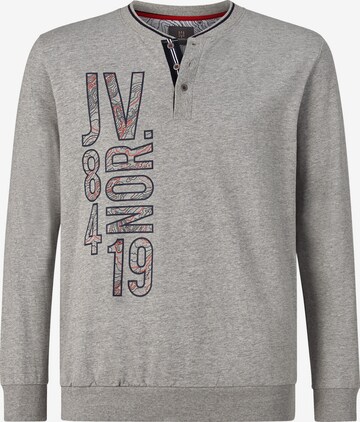 Jan Vanderstorm Sweatshirt ' Gandalv ' in Grijs: voorkant