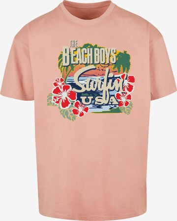 F4NT4STIC T-Shirt 'The Beach Boys ' in Beige: predná strana