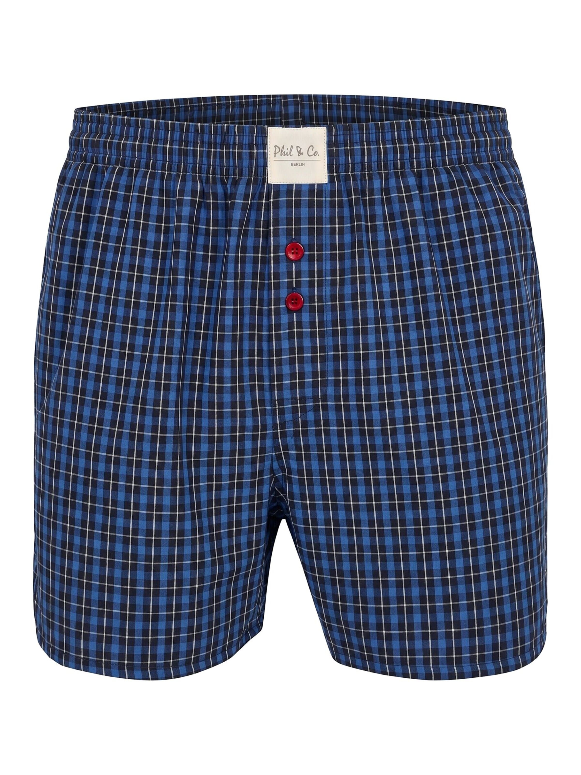 Phil & Co. Berlin Boxershorts 'Phil & Co. Berlin Men's Woven Boxers 12 Pack – Loose Fit Boxer Shorts – 60% Cotton & 40% Polyester – Breathable, Wrinkle-Resistant & Easy Care' in Gemengde kleuren
