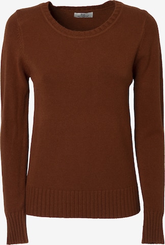 Pullover di Influencer in marrone: frontale