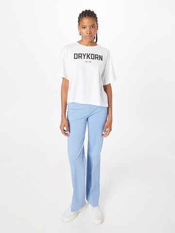 DRYKORN Regular Trousers with creases 'ALIVE' in Blue