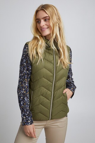 Fransa Vest 'BAPADDING 6' in Green: front