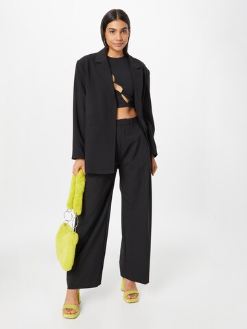 HOPE Wide leg Pants 'SLOW' in Black