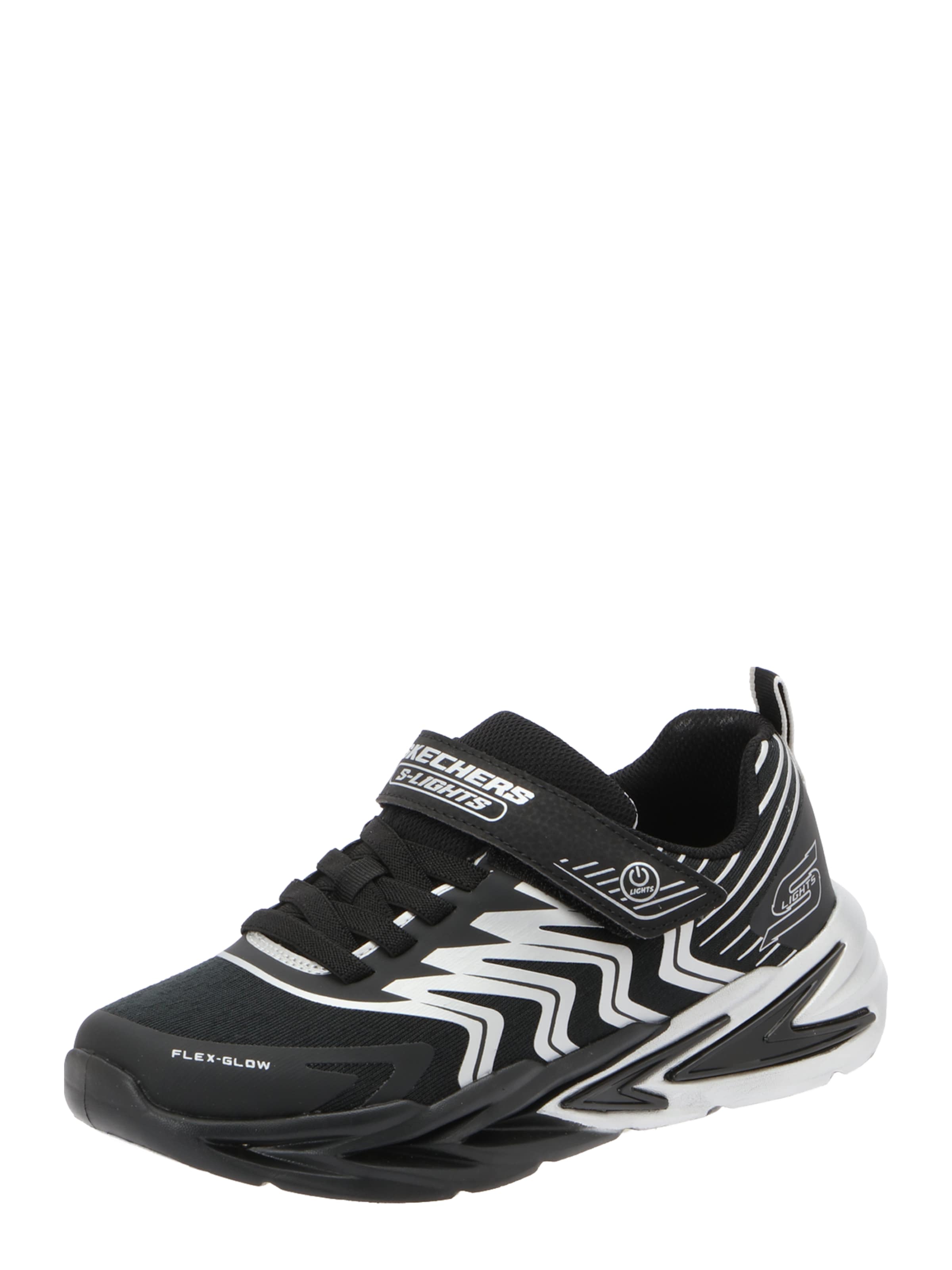 Baskets 'FLEX-GLOW ULTRA' SKECHERS en noir : devant