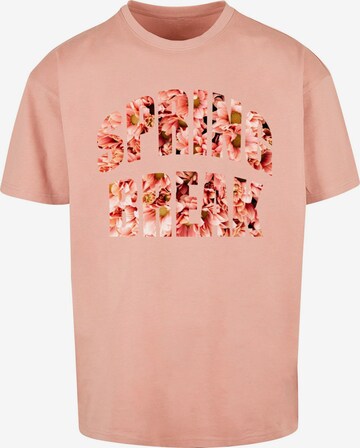 T-Shirt ' Spring Break 1' Merchcode en rose : devant