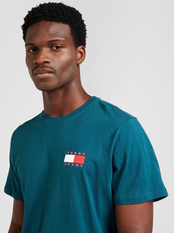 Tommy Jeans Koszulka 'ESSENTIAL' w kolorze zielony