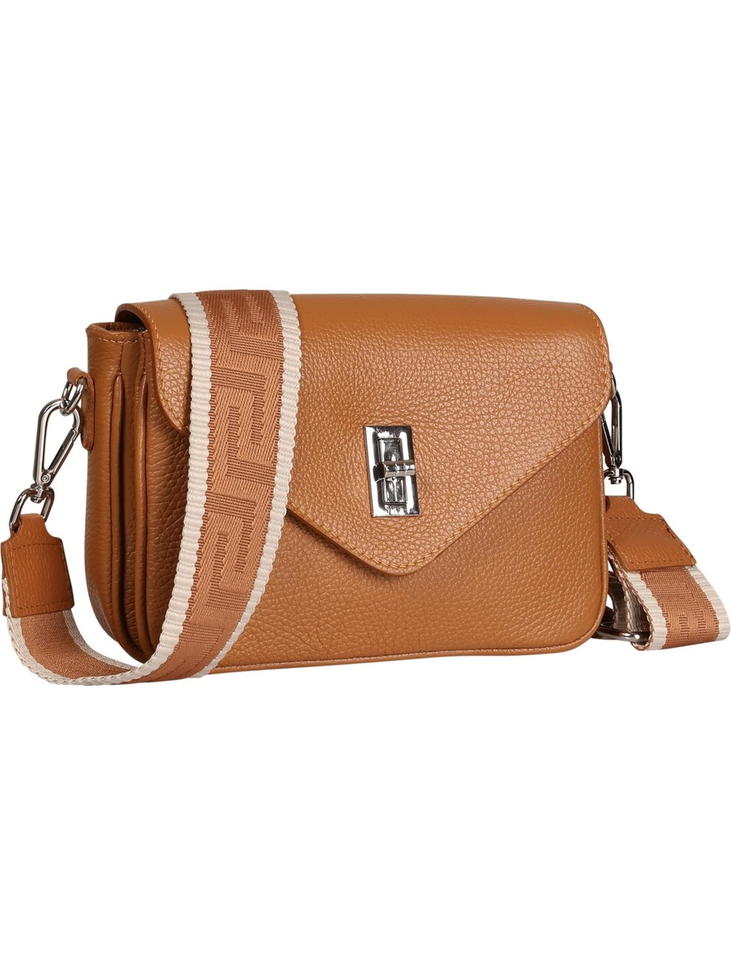 Sac à bandoulière Toscanto en marron : devant