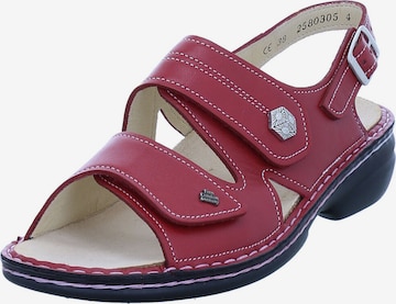 Finn Comfort Sandals 'Milos' in Red: front