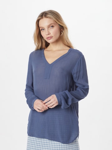 Kaffe Blouse 'Amber' in Blauw: voorkant