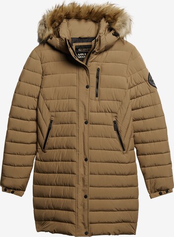 Superdry Winterjas 'Fuji' in Beige: voorkant