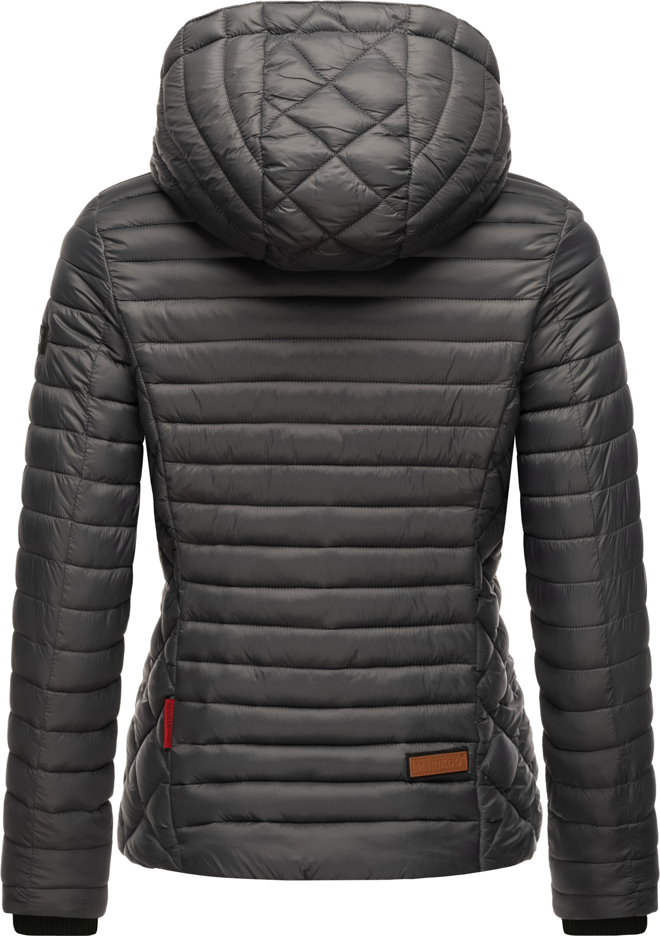 MARIKOO Prehodna jakna 'Samtpfote' | siva barva