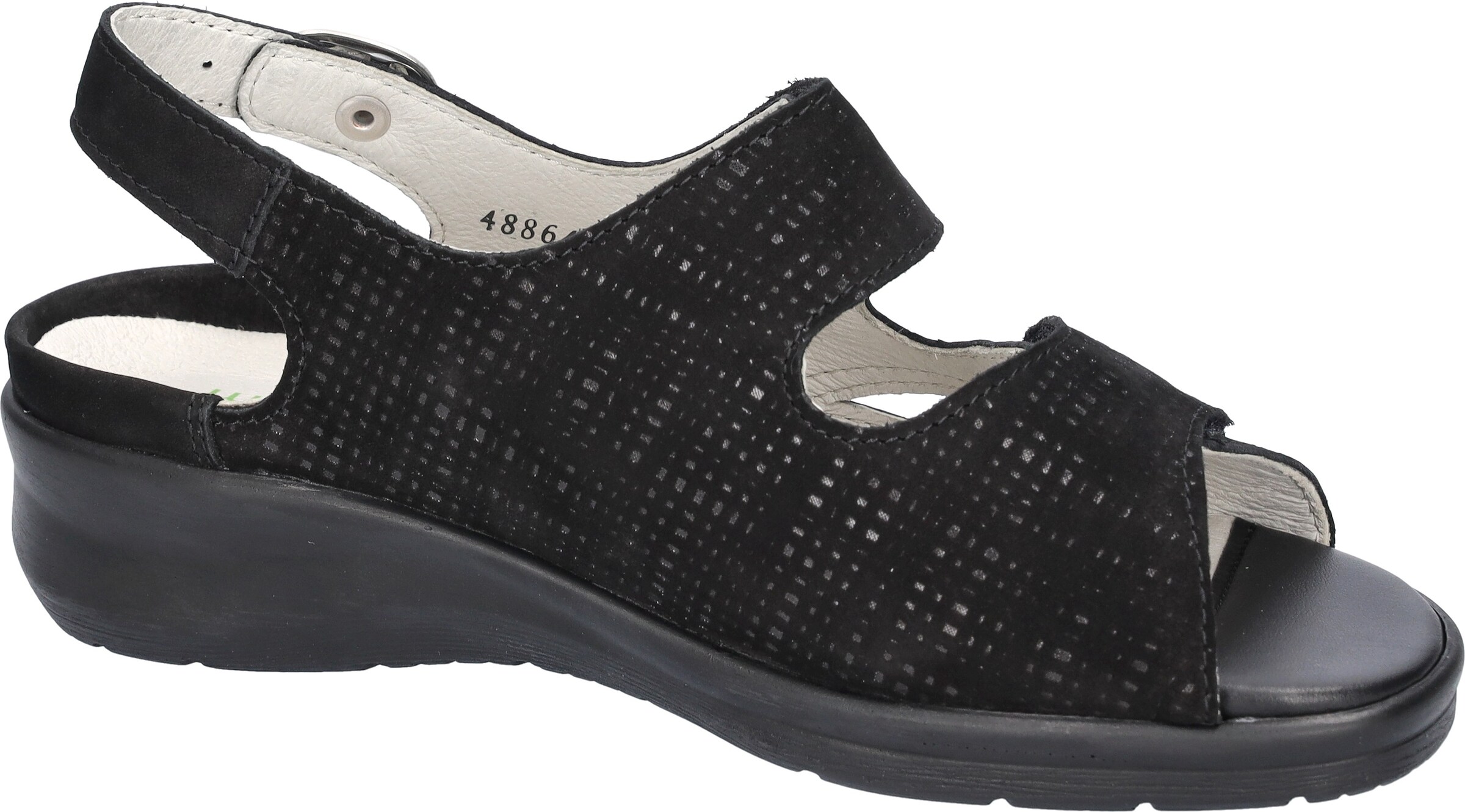 WALDLÄUFER Sandale in Schwarz