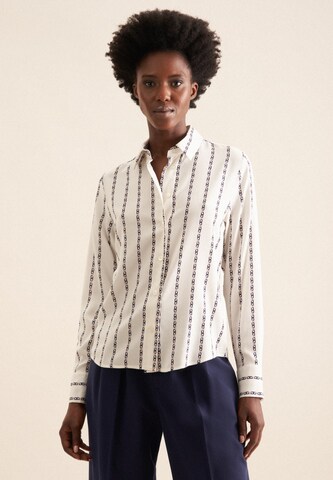 SEIDENSTICKER Blouse 'Schwarze Rose' in Beige: front