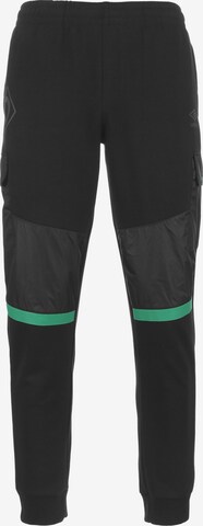 UMBRO Tapered Workout Pants 'SV Werder Bremen' in Black: front