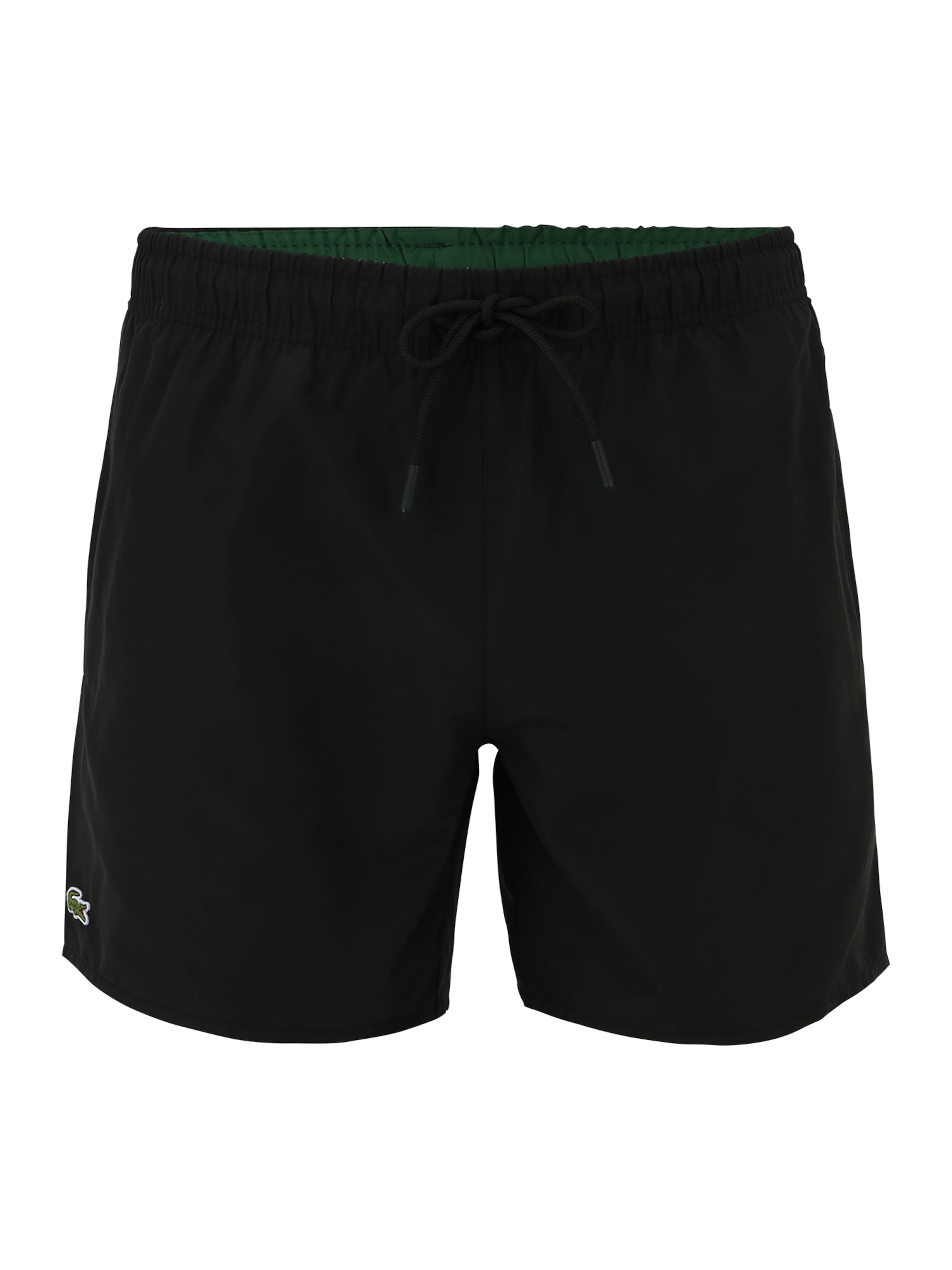 Shorts de bain LACOSTE en noir : devant