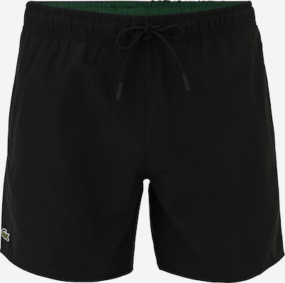 LACOSTE Badshorts i mörkgrön / röd / svart / vit, Produktvy