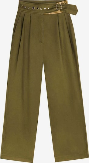 Pantaloni con pieghe Scalpers di colore verde, Visualizzazione prodotti