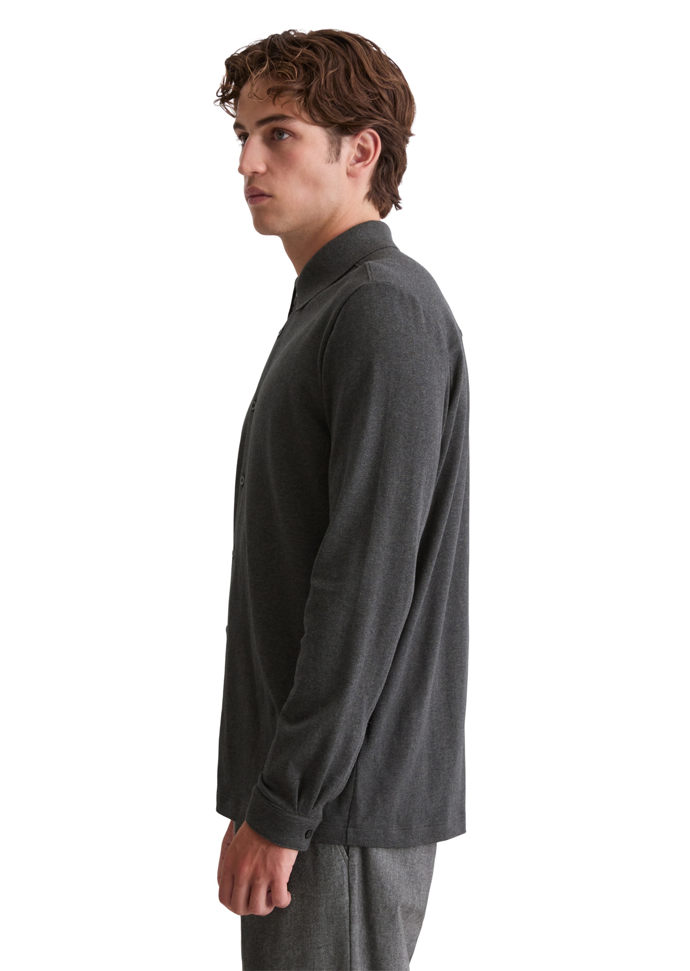 Marc O'Polo Regular fit Overhemd in Grijs