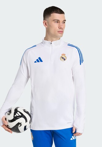 Maglia funzionale 'Real Madrid Tiro 25' di ADIDAS PERFORMANCE in bianco: frontale