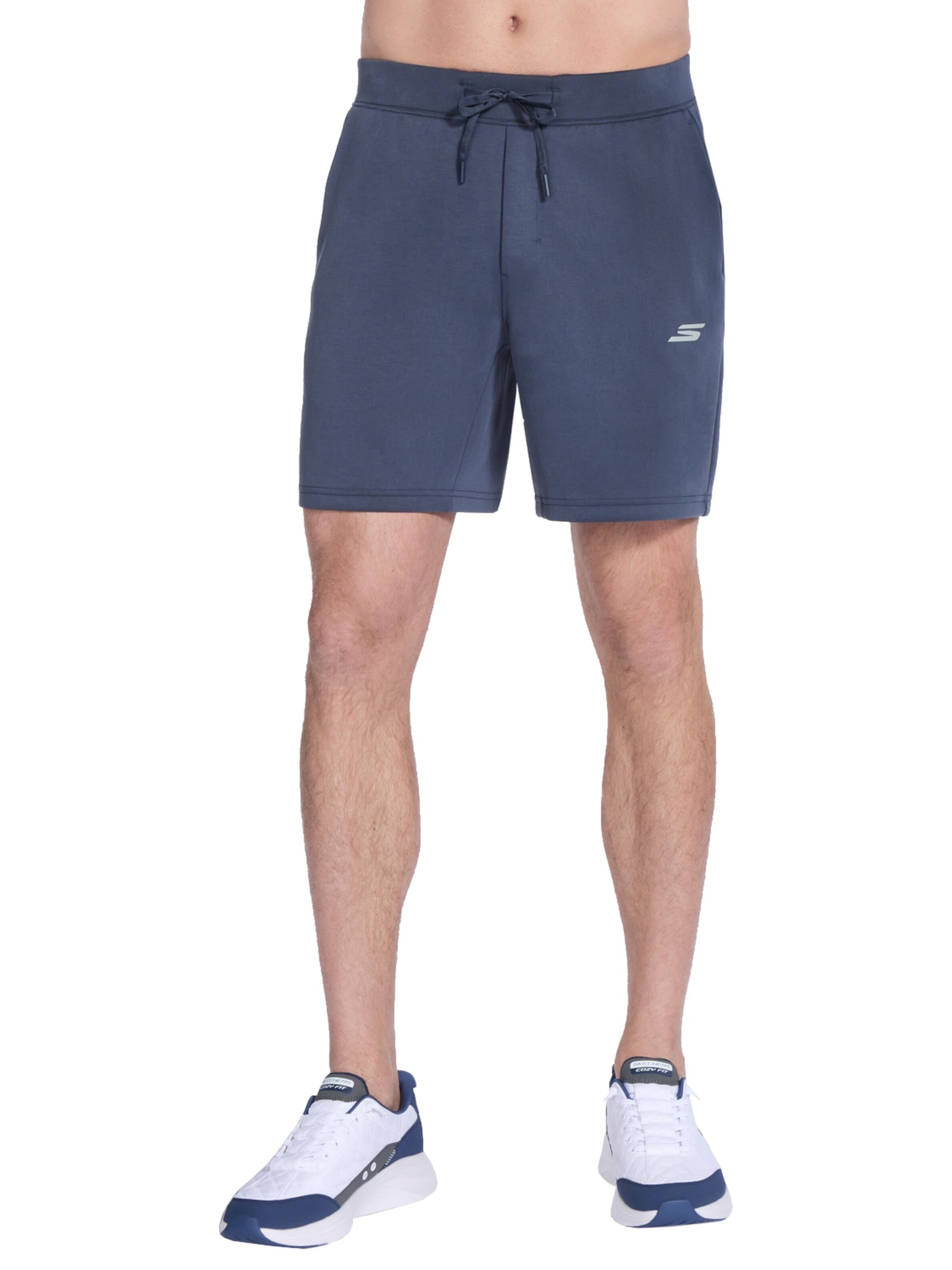 SKECHERS Regular Sportshorts 'SKECHCLOUD ELEVATE 7' in Grau: Vorderseite