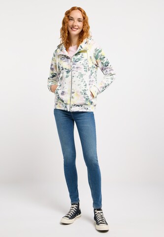 Ragwear Zip-Up Hoodie in White