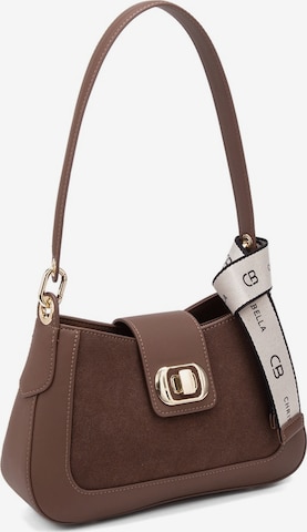 Chrisbella Shoulder Bag in Brown: front