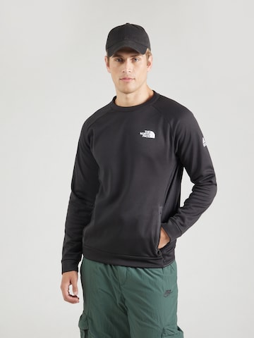 THE NORTH FACE Sports sweatshirt 'MOUNTAIN ATHLETICS' in Black: front