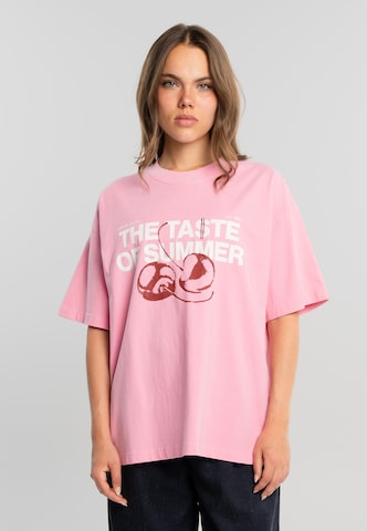 Another Cotton Lab - Camisa 'Taste of Summer' em rosa: frente