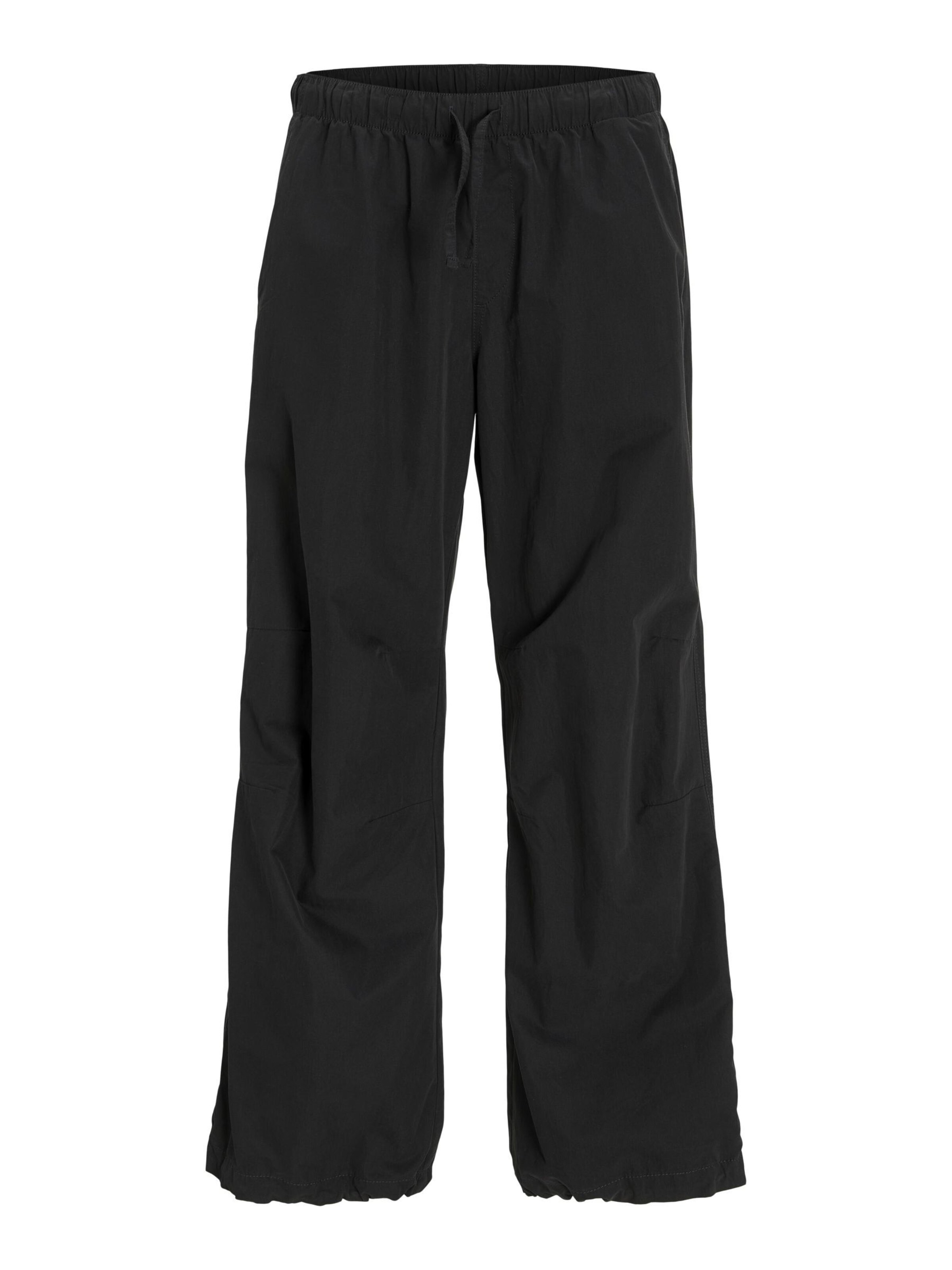Jack & Jones Junior Loose fit Trousers in Black: front