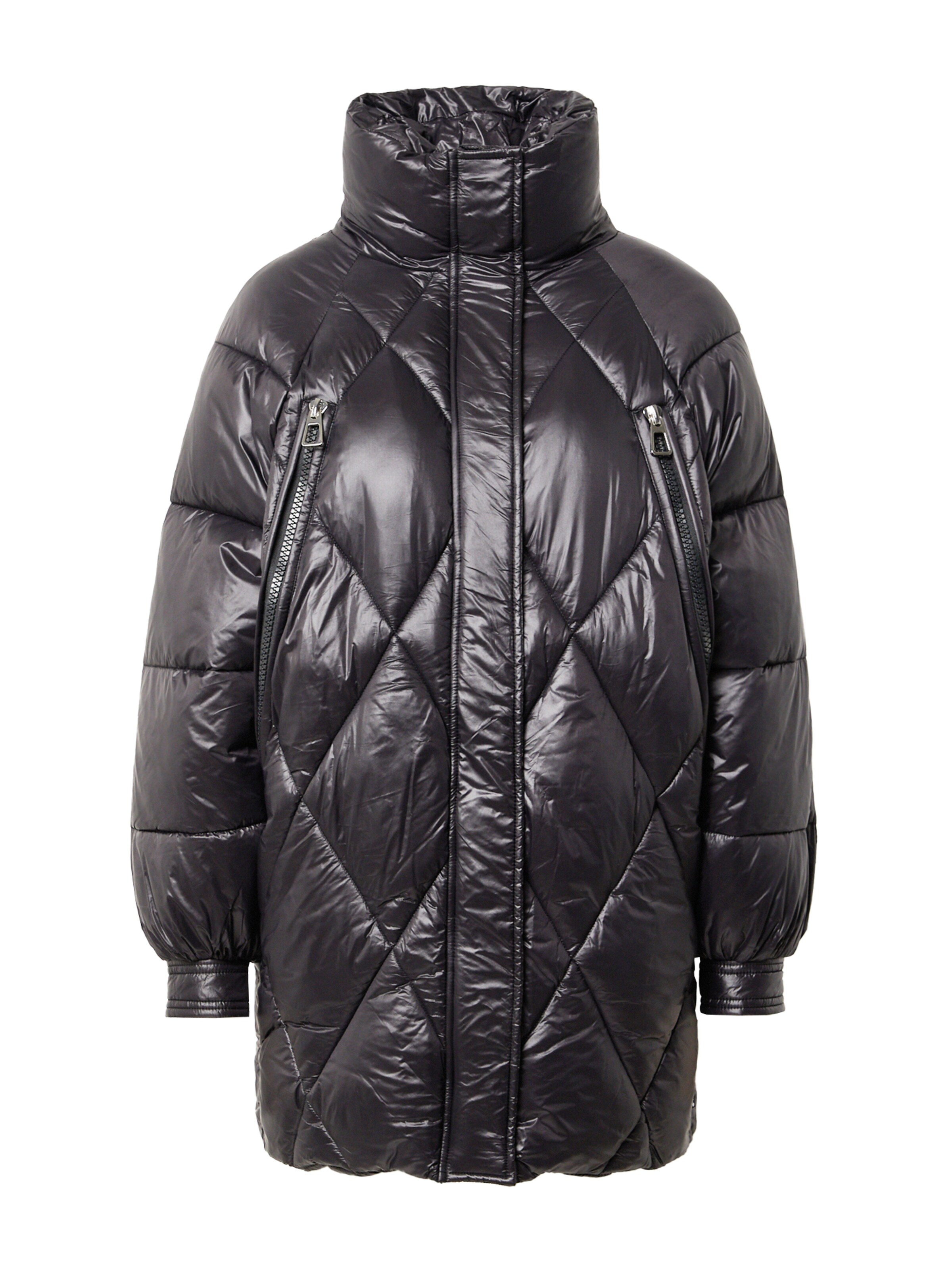 Le Temps Des Cerises Winter Jacket 'Dotti' in Black: front