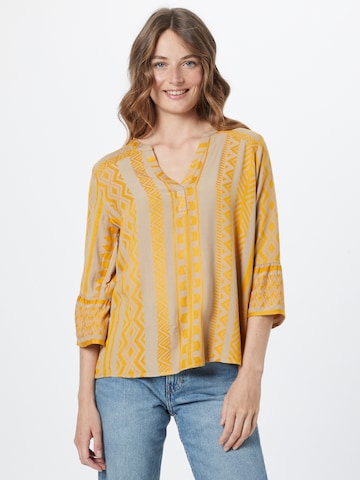 comma casual identity - Blusa en amarillo: frente