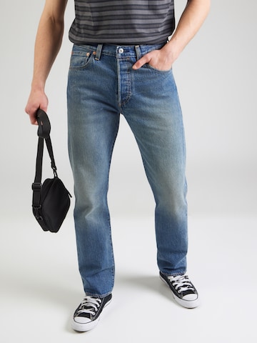 LEVI'S ® Regular Farkut '501' värissä sininen: etupuoli