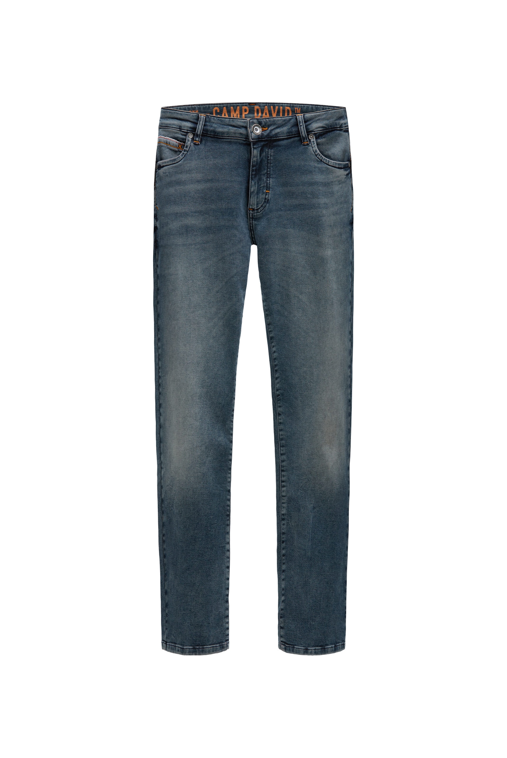 CAMP DAVID Regular Jeans in Blue: front