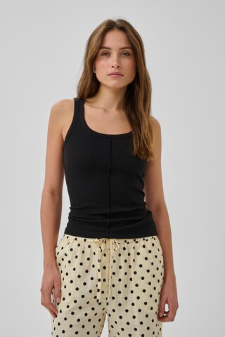 My Essential Wardrobe Top in Schwarz: Vorderseite