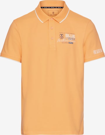 DELMAO Poloshirt in Orange: Vorderseite