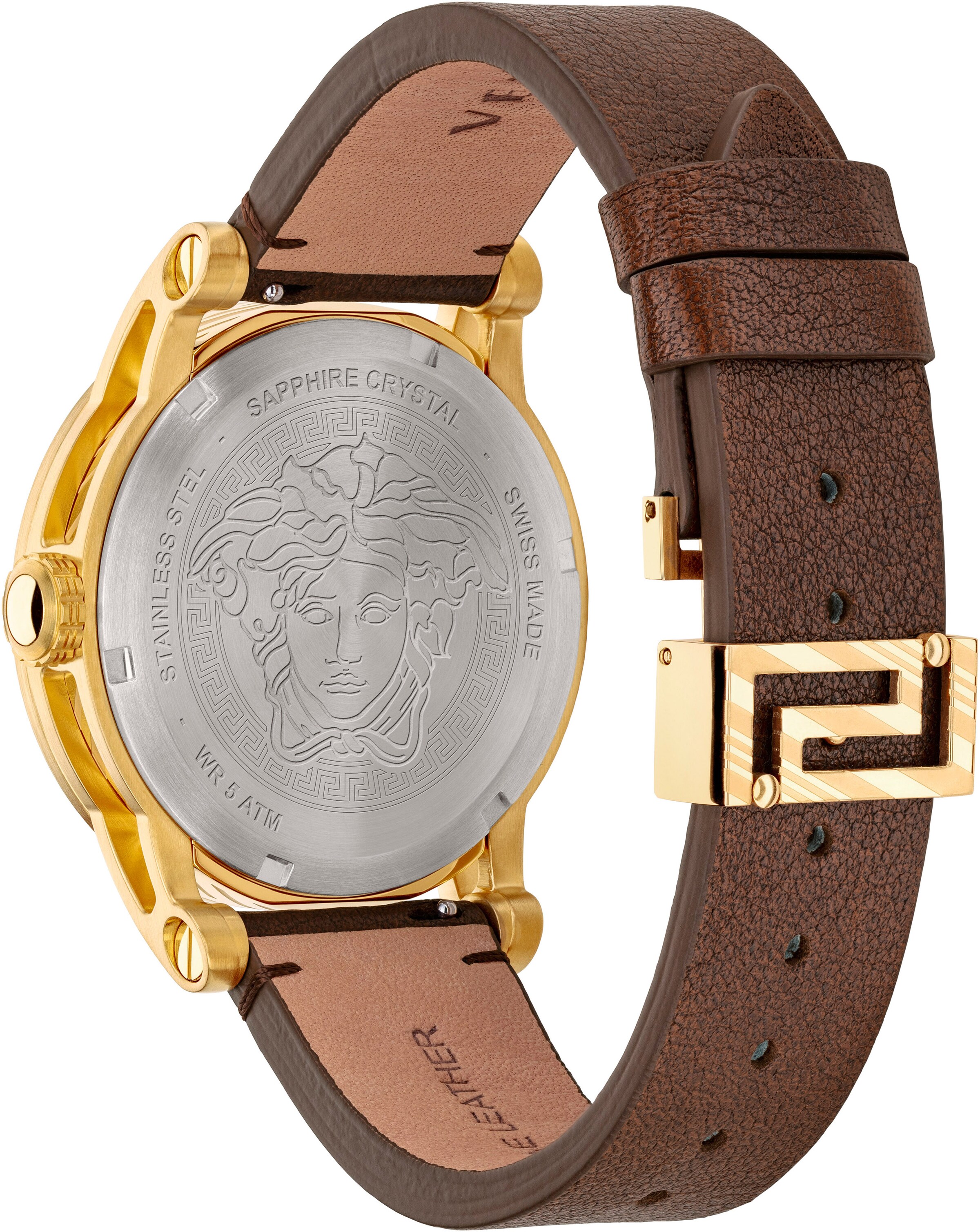 VERSACE Analog watch in Brown