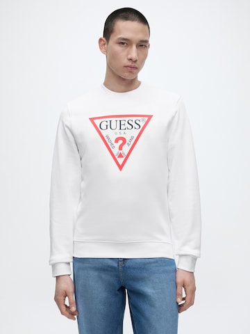 GUESS Свитер в Белый: спереди