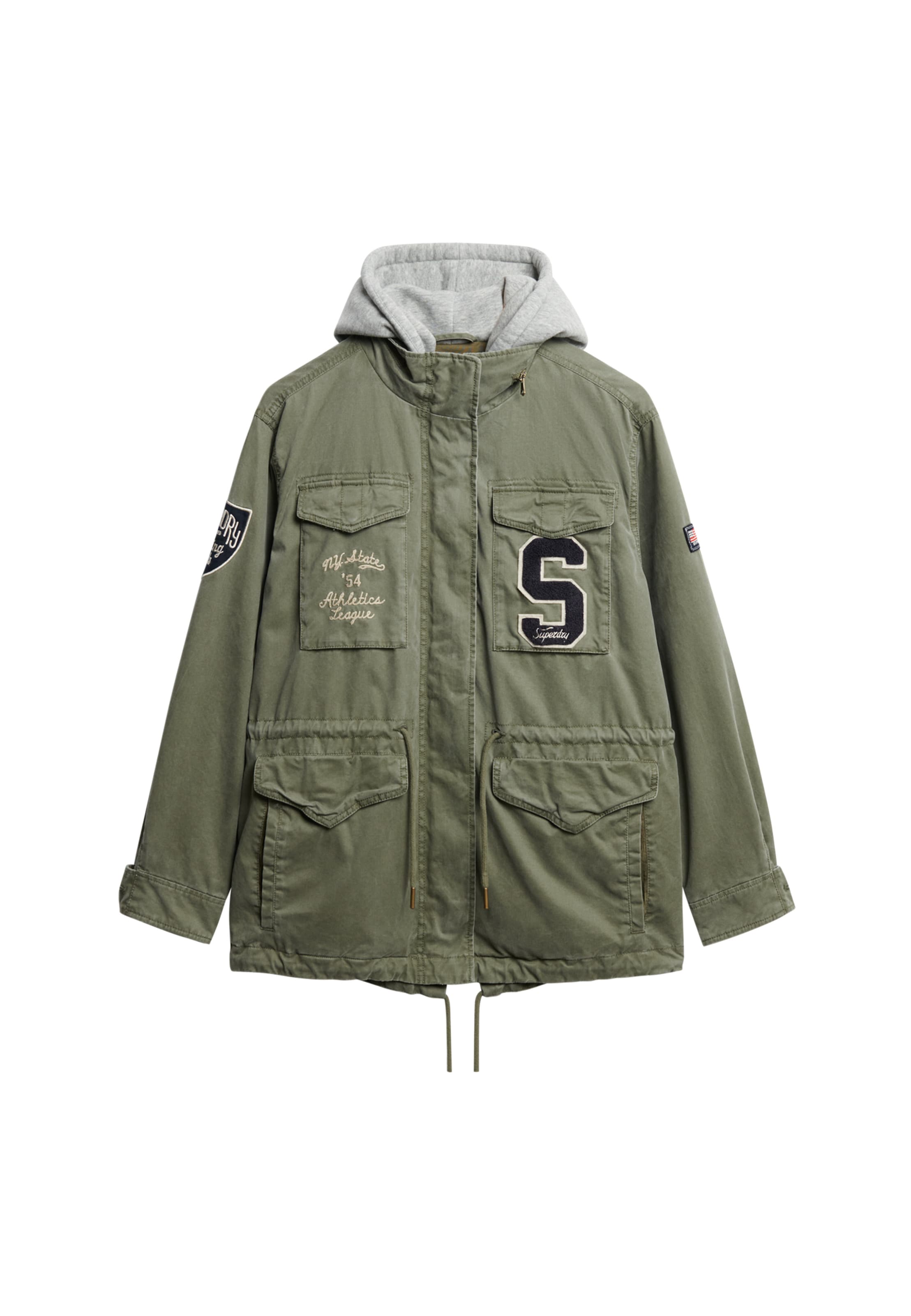 Superdry Between-Season Jacket in Green: front