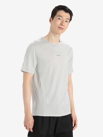 T-Shirt fonctionnel 'ZoneKnit' ICEBREAKER en gris : devant