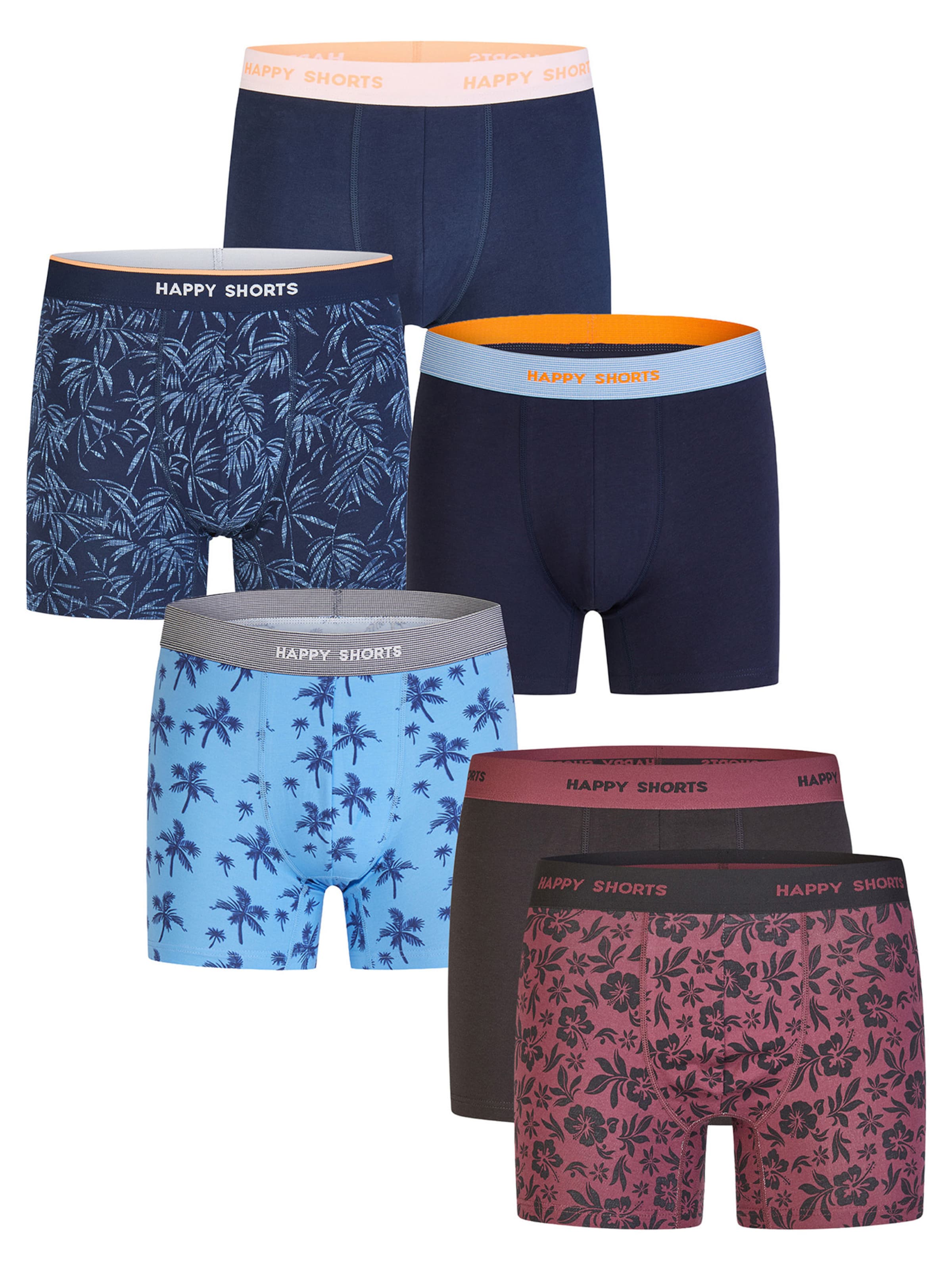 Happy Shorts - Boxers ' Vibe Jersey Sets ' em mistura de cores: frente