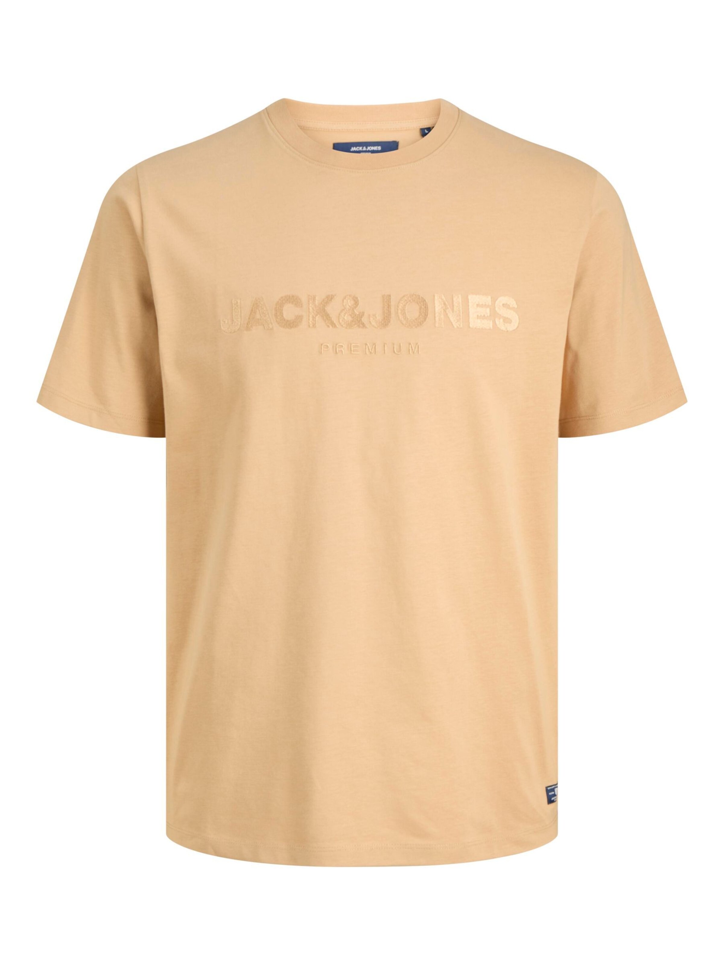Jack & Jones Premium Shirt 'JPRBluloyal' in Beige: voorkant