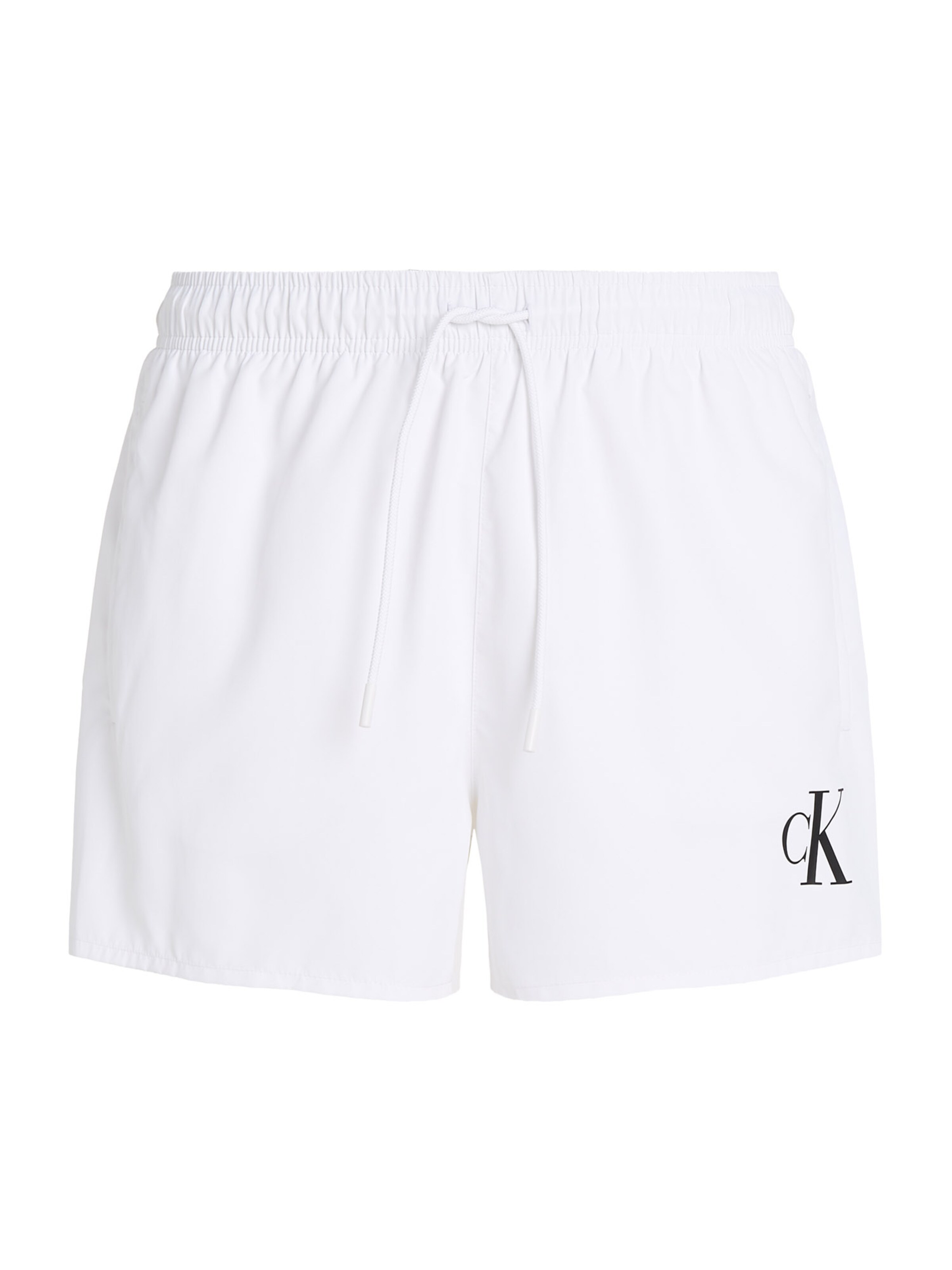 Calvin Klein Swimwear Шорти за плуване в бяло: отпред