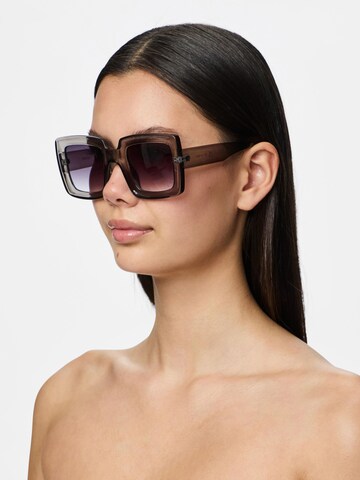 PIECES Sunglasses 'PCLana' in Grey